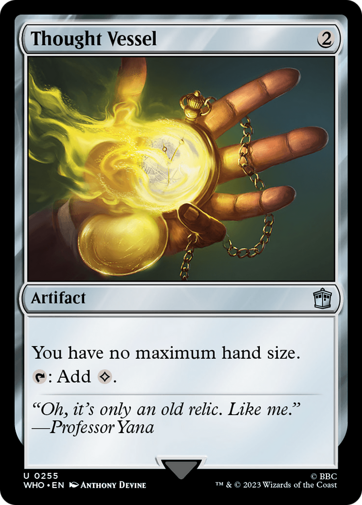 Thought Vessel (WHO-255) - Doctor Who - Premium MTG Single from Wizards of the Coast - Just $0.26! Shop now at Game Crave Tournament Store