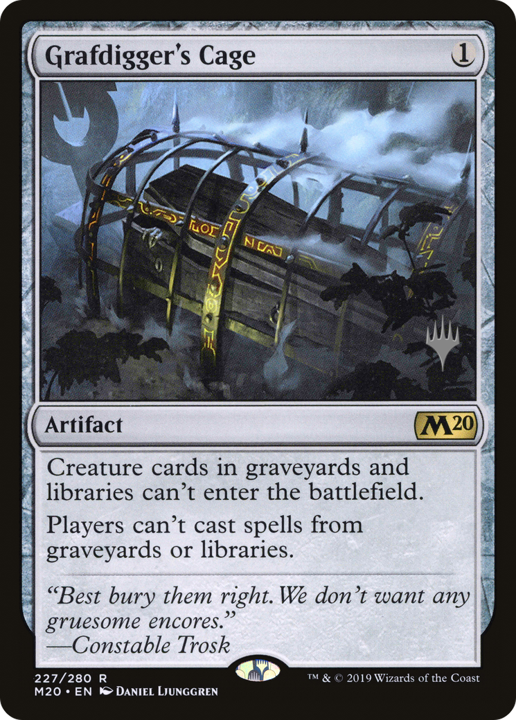 Grafdigger's Cage (PM20-227P) - Core Set 2020 Promos - Premium MTG Single from Wizards of the Coast - Just $2.10! Shop now at Game Crave Tournament Store