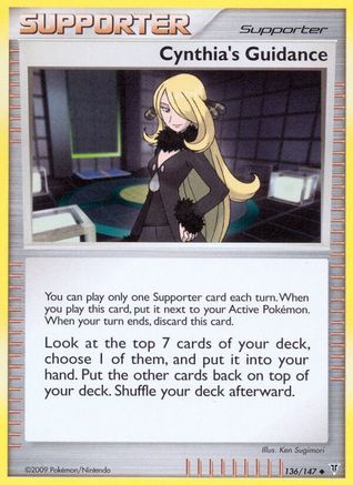 Cynthia's Guidance 136/147 - Supreme Victors Reverse Holofoil - Premium Pokemon Single from Nintendo - Just $1.39! Shop now at Game Crave Tournament Store