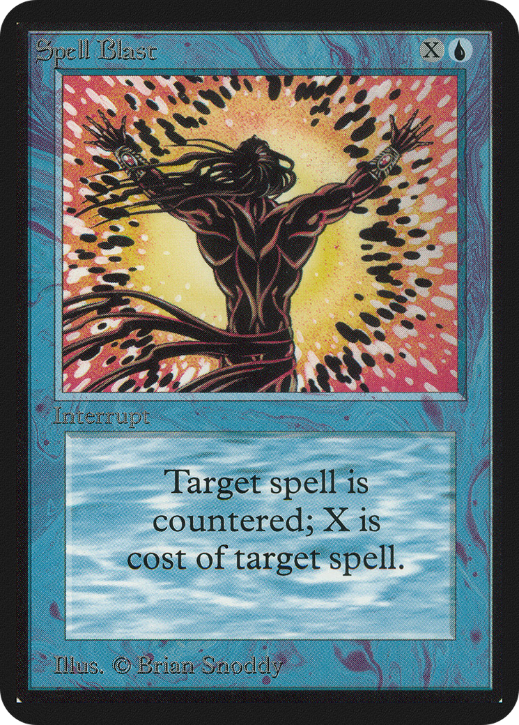 Spell Blast (LEA-079) - Limited Edition Alpha - Premium MTG Single from Wizards of the Coast - Just $9.58! Shop now at Game Crave Tournament Store