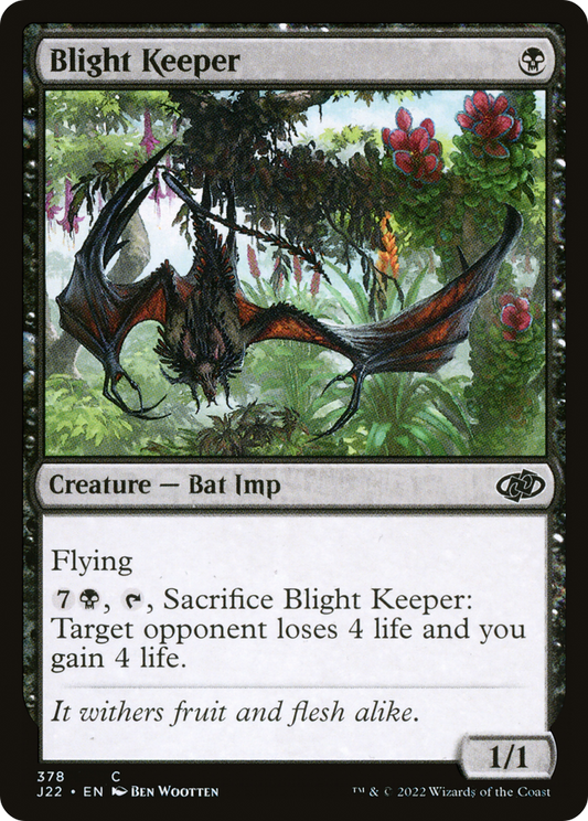 Blight Keeper (J22-378) - Jumpstart 2022 - Premium MTG Single from Wizards of the Coast - Just $0.25! Shop now at Game Crave Tournament Store