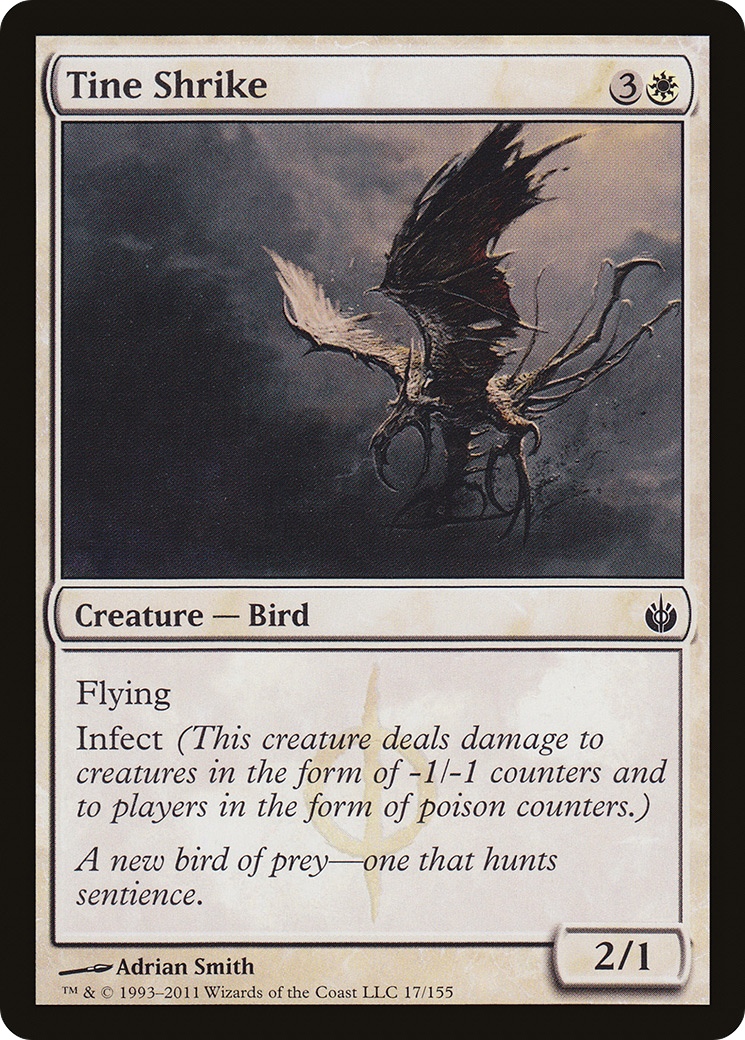 Tine Shrike (MBS-017) - Mirrodin Besieged - Premium MTG Single from Wizards of the Coast - Just $0.25! Shop now at Game Crave Tournament Store