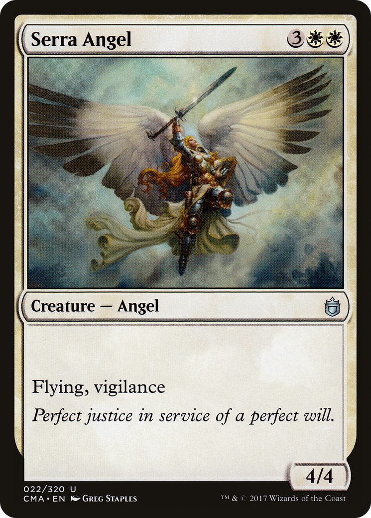 Serra Angel (CMA-022) - Commander Anthology - Premium MTG Single from Wizards of the Coast - Just $0.25! Shop now at Game Crave Tournament Store