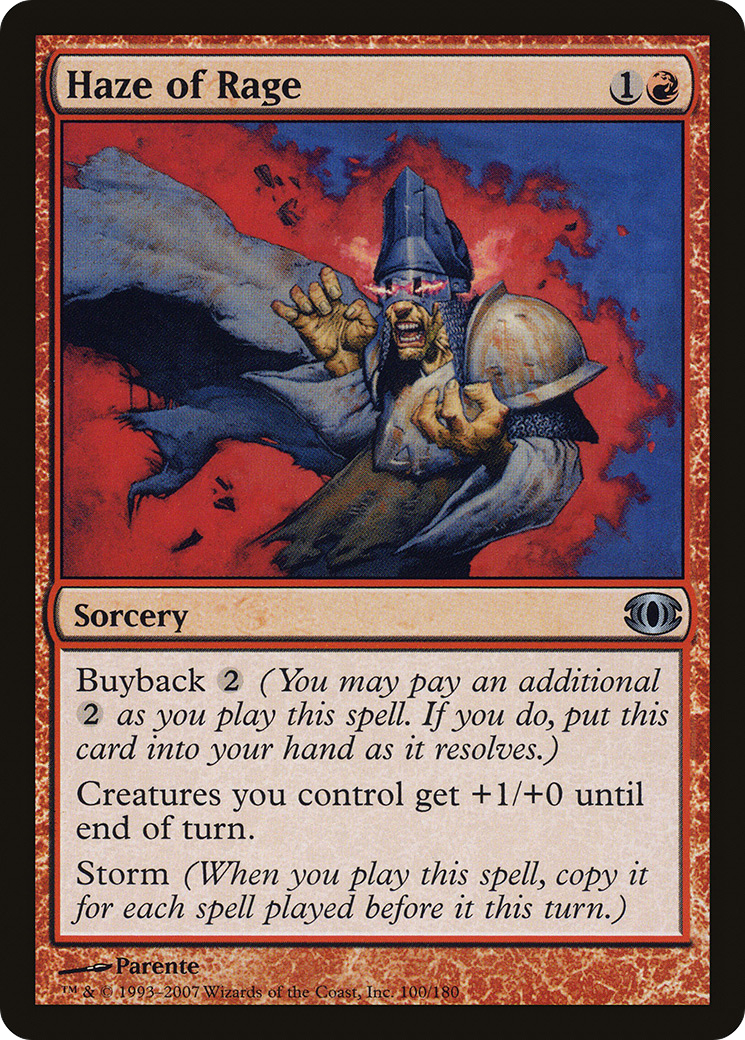 Haze of Rage (FUT-100) - Future Sight Foil - Premium MTG Single from Wizards of the Coast - Just $7.94! Shop now at Game Crave Tournament Store