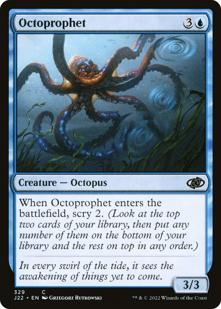 Octoprophet (J22-329) - Jumpstart 2022 - Premium MTG Single from Wizards of the Coast - Just $0.08! Shop now at Game Crave Tournament Store