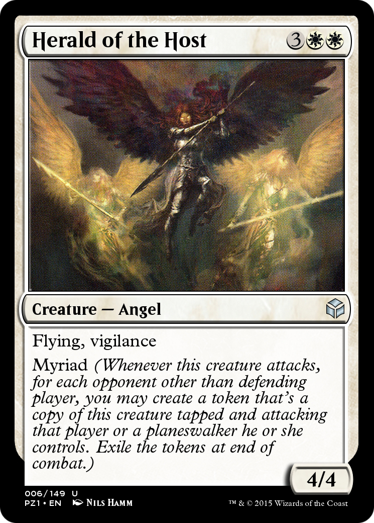 Herald of the Host (PZ1-006) - Legendary Cube Prize Pack - Premium MTG Single from Wizards of the Coast - Just $0! Shop now at Game Crave Tournament Store