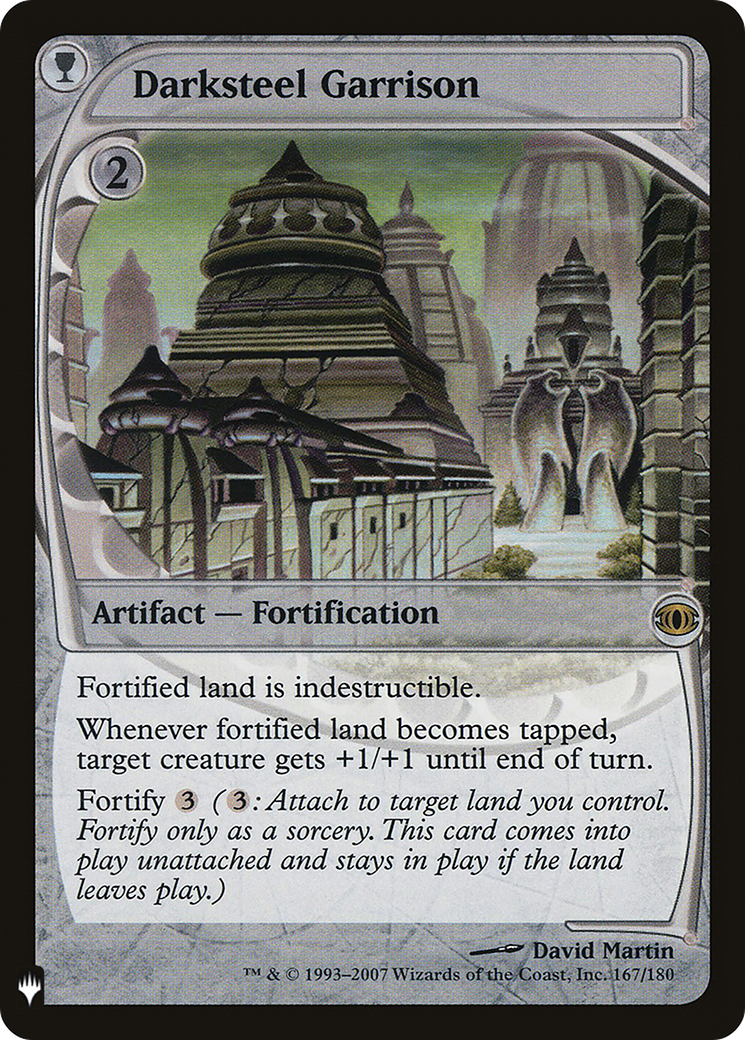 Darksteel Garrison (MB1-1571) - Mystery Booster - Premium MTG Single from Wizards of the Coast - Just $0.26! Shop now at Game Crave Tournament Store