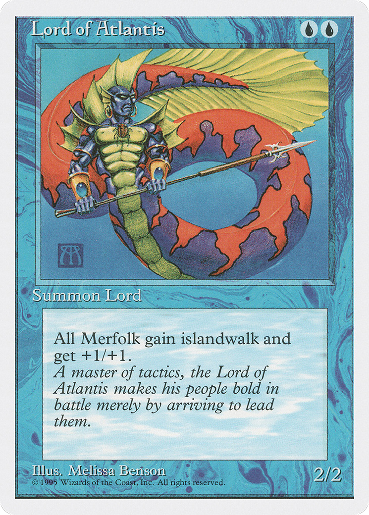 Lord of Atlantis (4ED-082) - Fourth Edition - Premium MTG Single from Wizards of the Coast - Just $5.06! Shop now at Game Crave Tournament Store