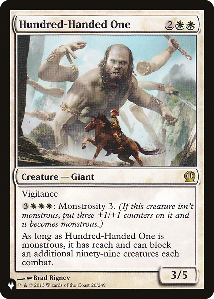 Hundred-Handed One (PLIST-021) - The List - Premium MTG Single from Wizards of the Coast - Just $0.25! Shop now at Game Crave Tournament Store