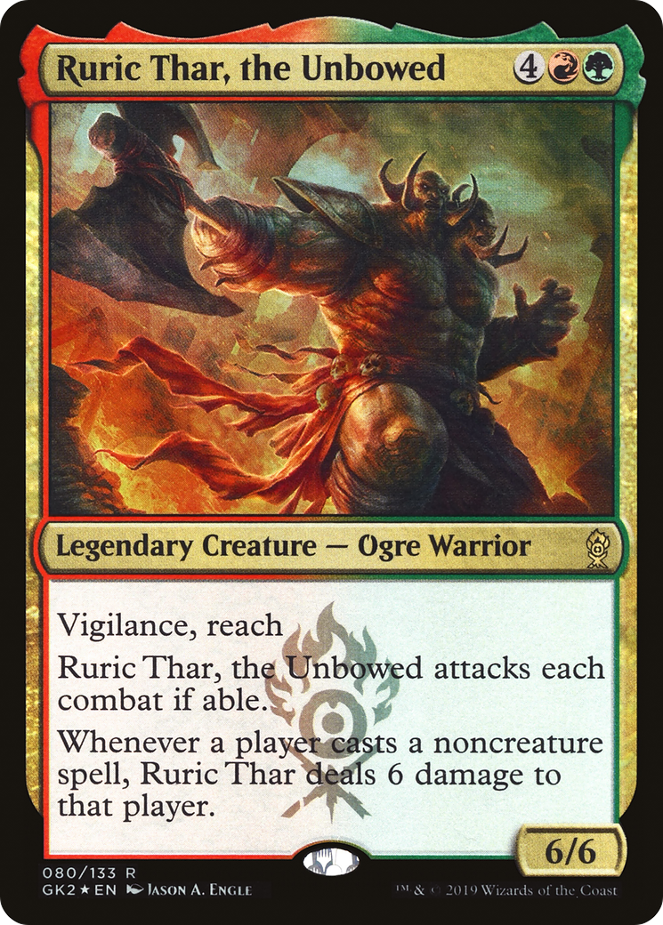 Ruric Thar, the Unbowed (GK2-080) - RNA Guild Kit Foil - Premium MTG Single from Wizards of the Coast - Just $1.26! Shop now at Game Crave Tournament Store