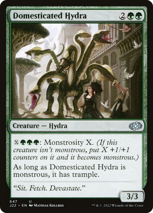 Domesticated Hydra (J22-647) - Jumpstart 2022 - Premium MTG Single from Wizards of the Coast - Just $0.08! Shop now at Game Crave Tournament Store