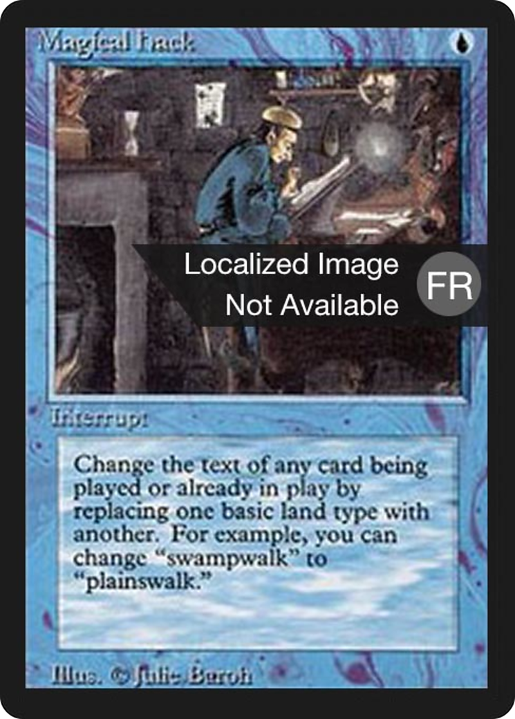 Magical Hack (FBB-065) - Foreign Black Border - Premium MTG Single from Wizards of the Coast - Just $3.60! Shop now at Game Crave Tournament Store