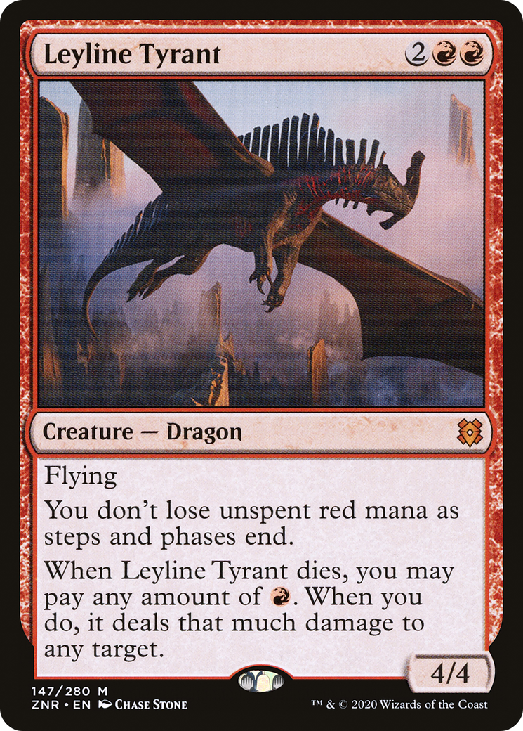 Leyline Tyrant (ZNR-147) - Zendikar Rising Foil - Premium MTG Single from Wizards of the Coast - Just $0.39! Shop now at Game Crave Tournament Store