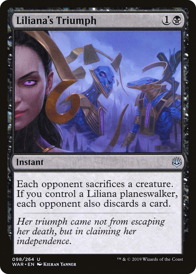 Liliana's Triumph (WAR-098) - War of the Spark - Premium MTG Single from Wizards of the Coast - Just $0.08! Shop now at Game Crave Tournament Store