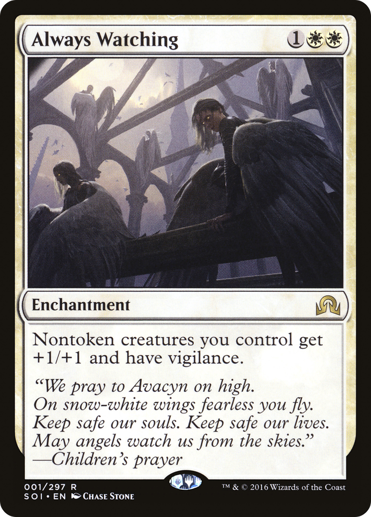 Always Watching (SOI-001) - Shadows over Innistrad - Premium MTG Single from Wizards of the Coast - Just $0.17! Shop now at Game Crave Tournament Store