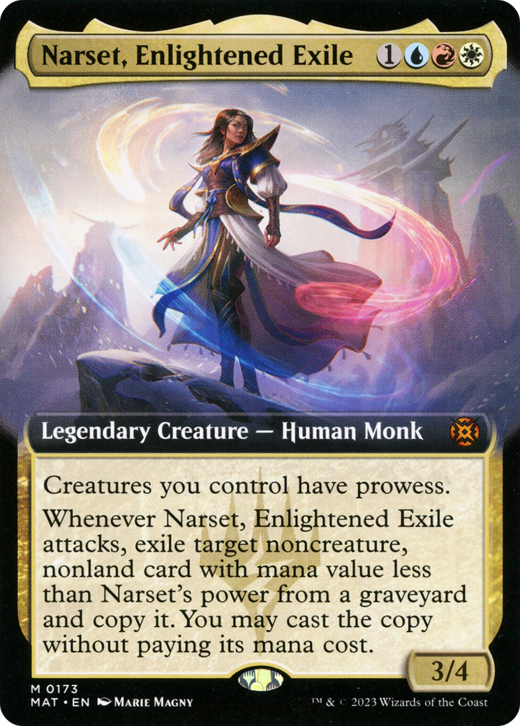 Narset, Enlightened Exile (MAT-173) - March of the Machine: The Aftermath: (Extended Art) - Premium MTG Single from Wizards of the Coast - Just $3.63! Shop now at Game Crave Tournament Store