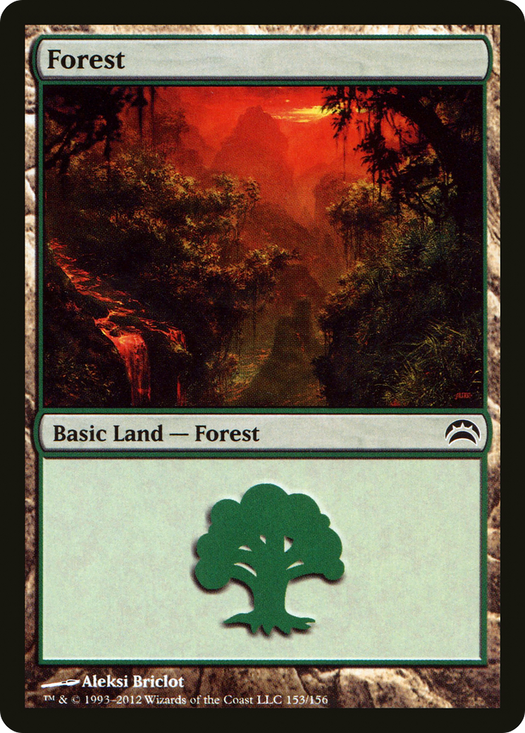 Forest (PC2-153) - Planechase 2012 - Premium MTG Single from Wizards of the Coast - Just $0.08! Shop now at Game Crave Tournament Store