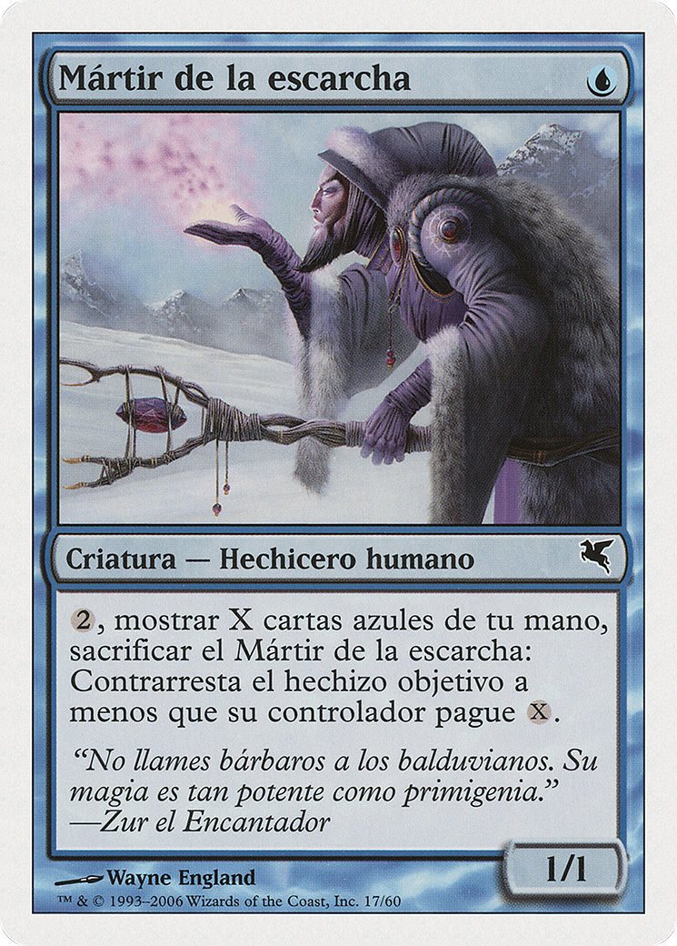 Martyr of Frost (PSAL-H17) - Salvat 2005 - Premium MTG Single from Wizards of the Coast - Just $0! Shop now at Game Crave Tournament Store