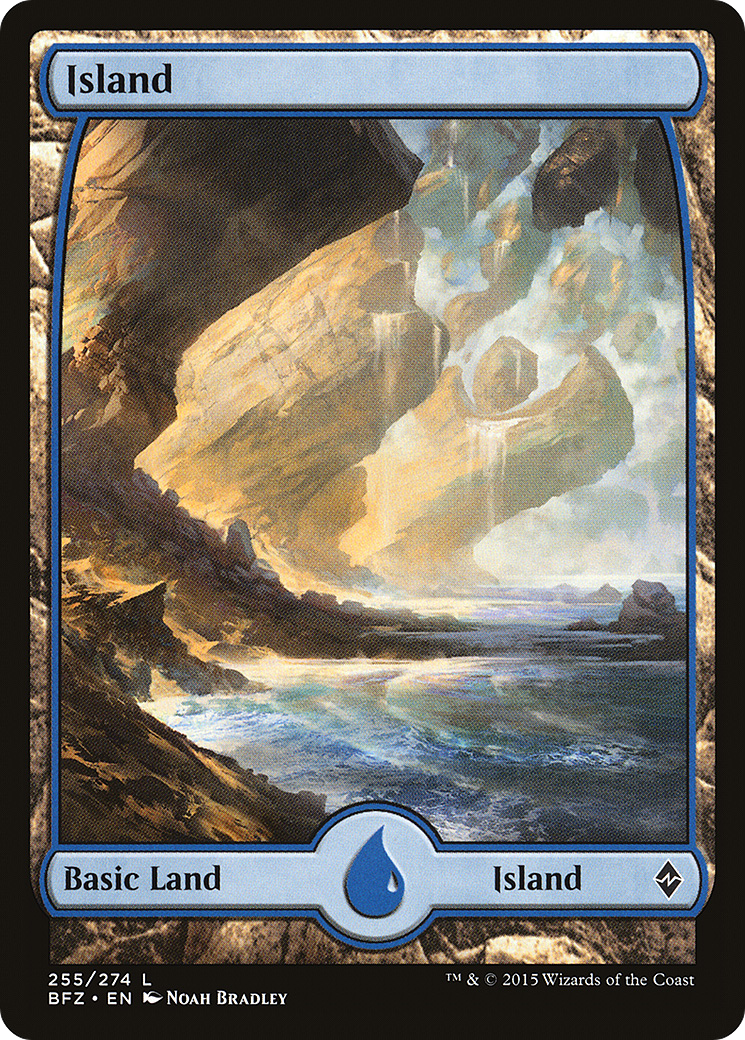 Island (BFZ-255) - Battle for Zendikar Foil - Premium MTG Single from Wizards of the Coast - Just $0.24! Shop now at Game Crave Tournament Store