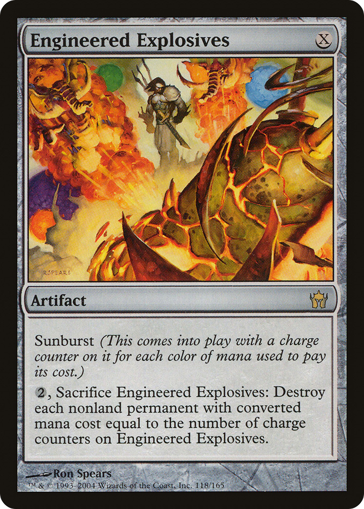 Engineered Explosives (5DN-118) - Fifth Dawn Foil - Premium MTG Single from Wizards of the Coast - Just $30.24! Shop now at Game Crave Tournament Store