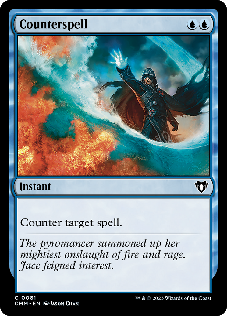 Counterspell (CMM-081) - Commander Masters Foil - Premium MTG Single from Wizards of the Coast - Just $2.11! Shop now at Game Crave Tournament Store