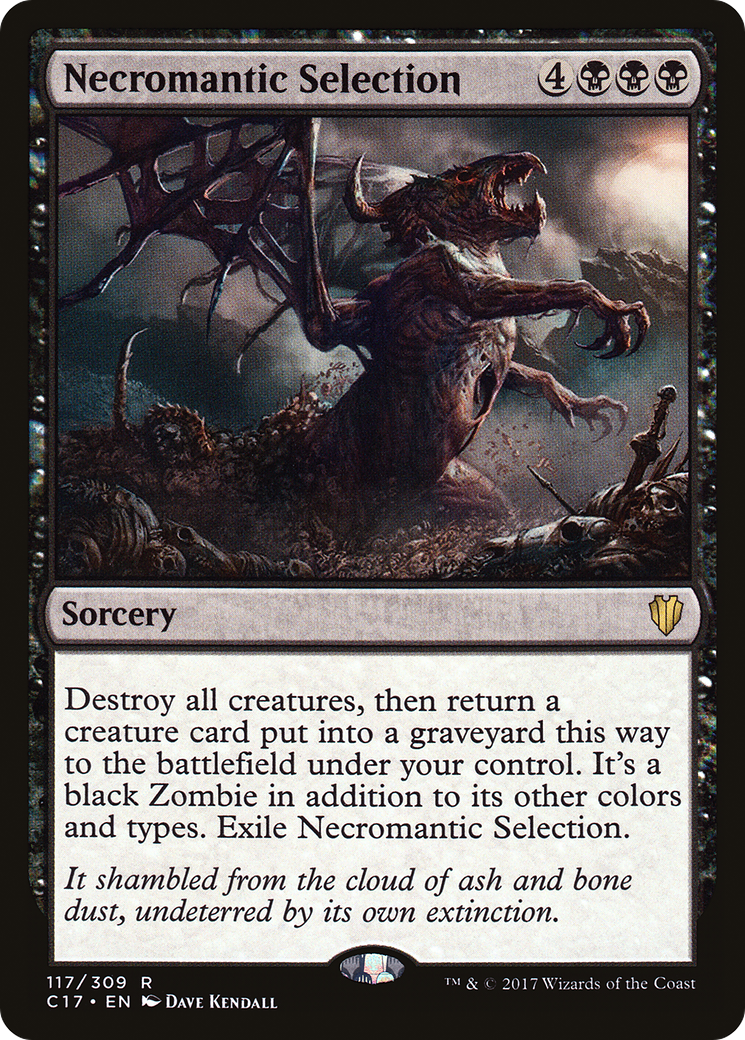 Necromantic Selection (C17-117) - Commander 2017 - Premium MTG Single from Wizards of the Coast - Just $0.12! Shop now at Game Crave Tournament Store