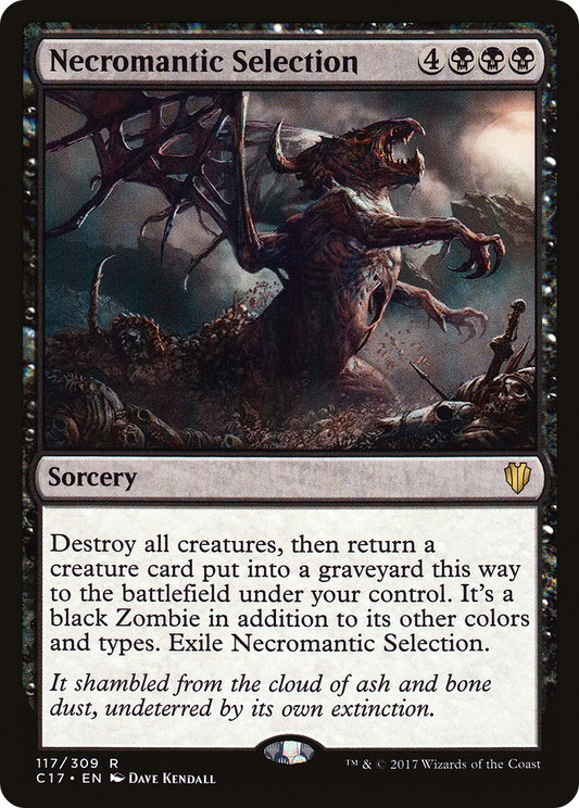 Necromantic Selection (C17-117) - Commander 2017 - Premium MTG Single from Wizards of the Coast - Just $0.12! Shop now at Game Crave Tournament Store