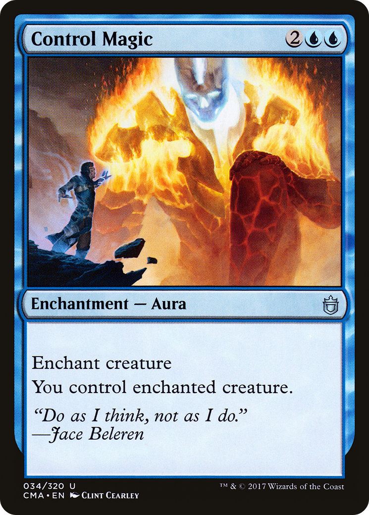 Control Magic (CMA-034) - Commander Anthology - Premium MTG Single from Wizards of the Coast - Just $0.24! Shop now at Game Crave Tournament Store
