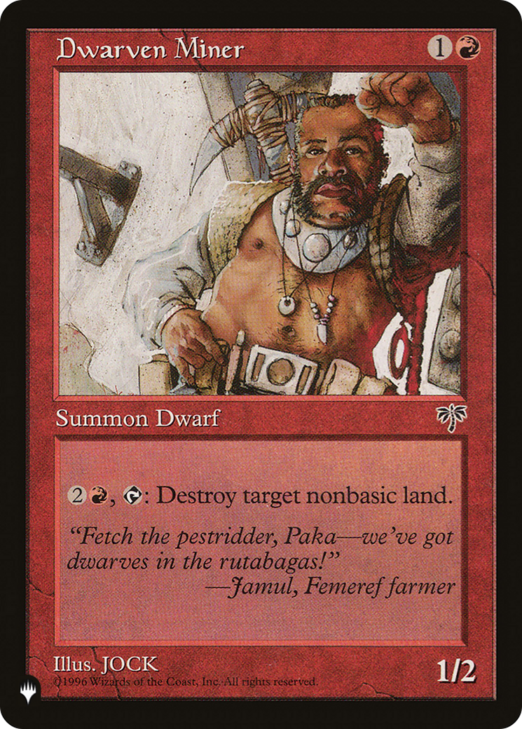 Dwarven Miner (PLIST-1126) - The List - Premium MTG Single from Wizards of the Coast - Just $0.08! Shop now at Game Crave Tournament Store