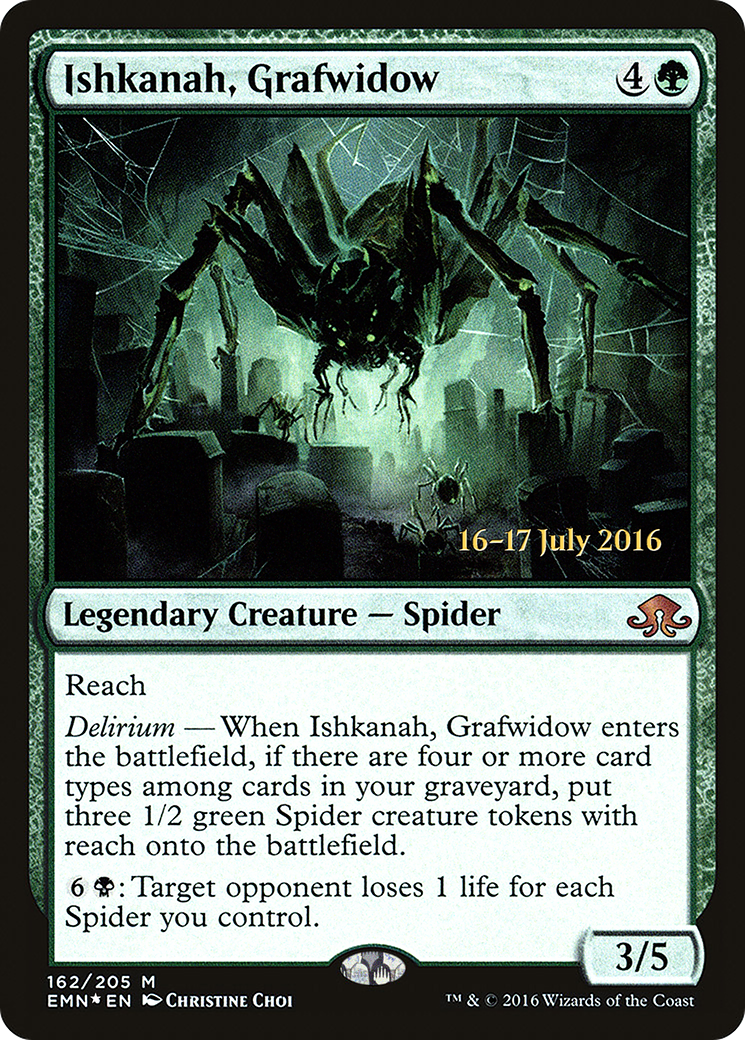 Ishkanah, Grafwidow (PEMN-162S) - Eldritch Moon Promos Foil - Premium MTG Single from Wizards of the Coast - Just $9.41! Shop now at Game Crave Tournament Store