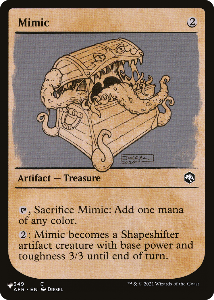Mimic (PLIST-808) - The List: (Showcase) - Premium MTG Single from Wizards of the Coast - Just $0.08! Shop now at Game Crave Tournament Store