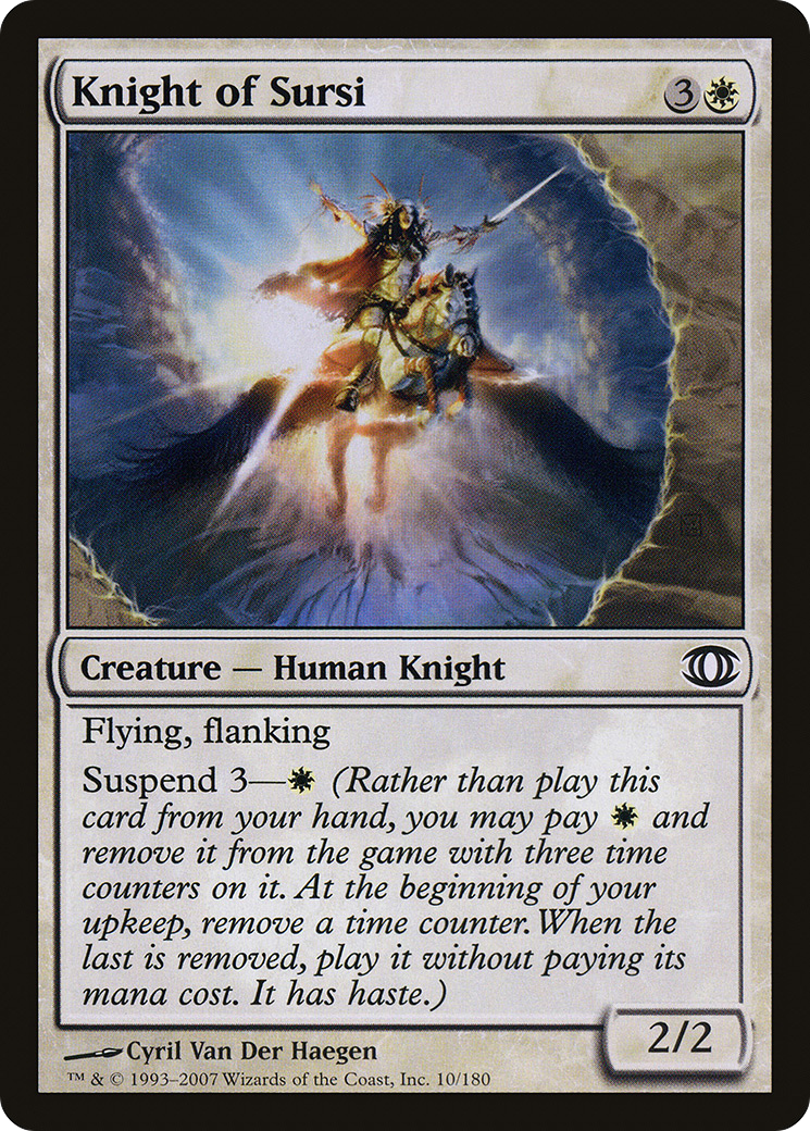 Knight of Sursi (FUT-010) - Future Sight - Premium MTG Single from Wizards of the Coast - Just $0.08! Shop now at Game Crave Tournament Store