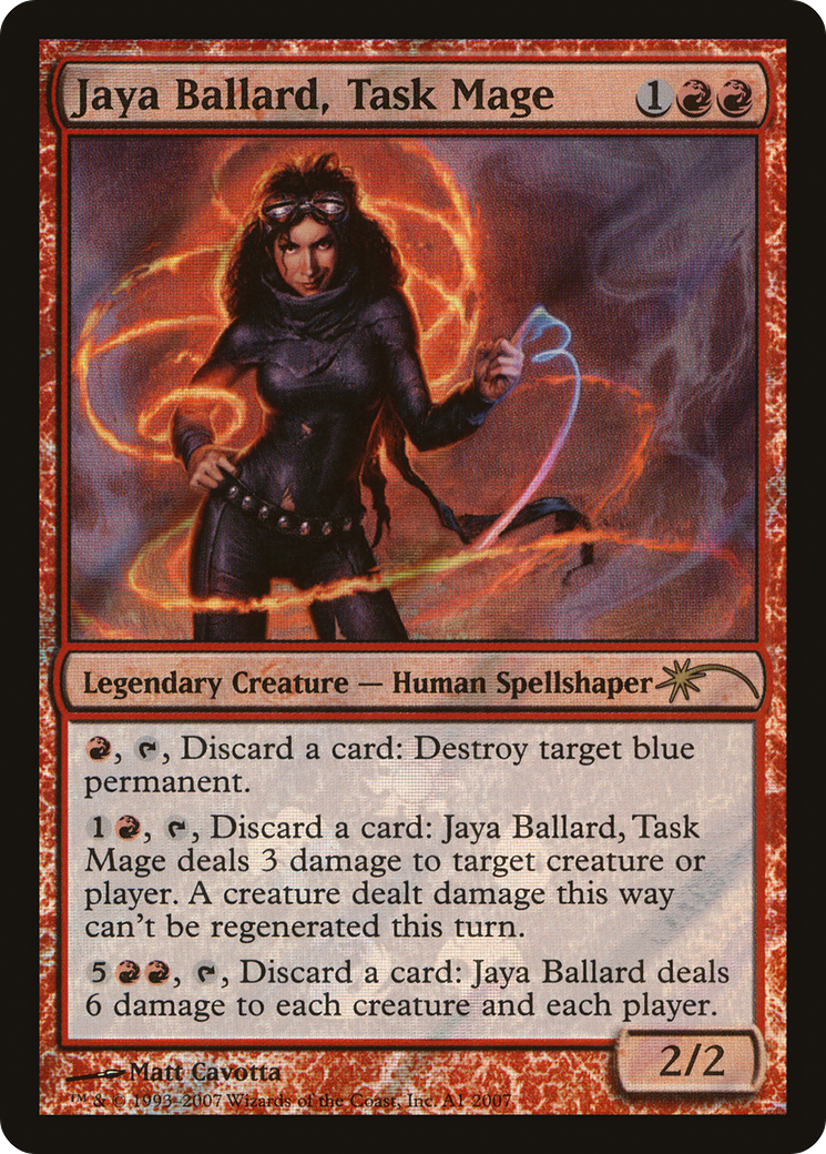 Jaya Ballard, Task Mage (PRES-0A1) - Resale Promos Foil - Premium MTG Single from Wizards of the Coast - Just $0.15! Shop now at Game Crave Tournament Store