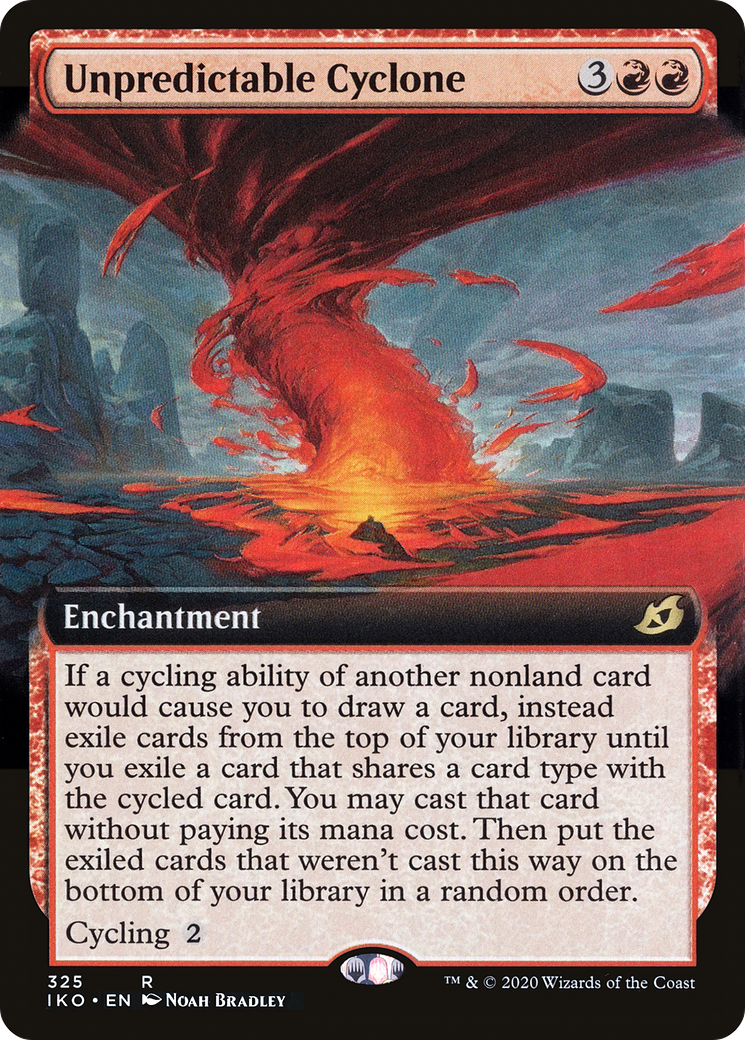 Unpredictable Cyclone (IKO-325) - Ikoria: Lair of Behemoths: (Extended Art) - Premium MTG Single from Wizards of the Coast - Just $0.08! Shop now at Game Crave Tournament Store