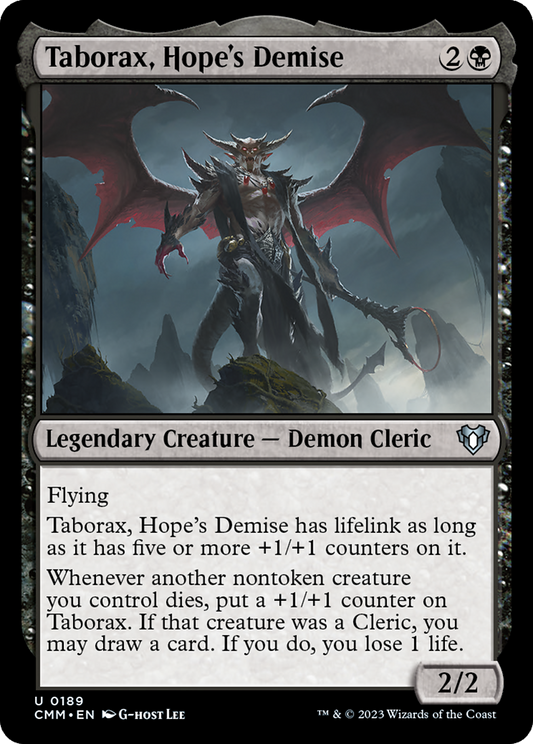 Taborax, Hope's Demise (CMM-189) - Commander Masters - Premium MTG Single from Wizards of the Coast - Just $0.08! Shop now at Game Crave Tournament Store
