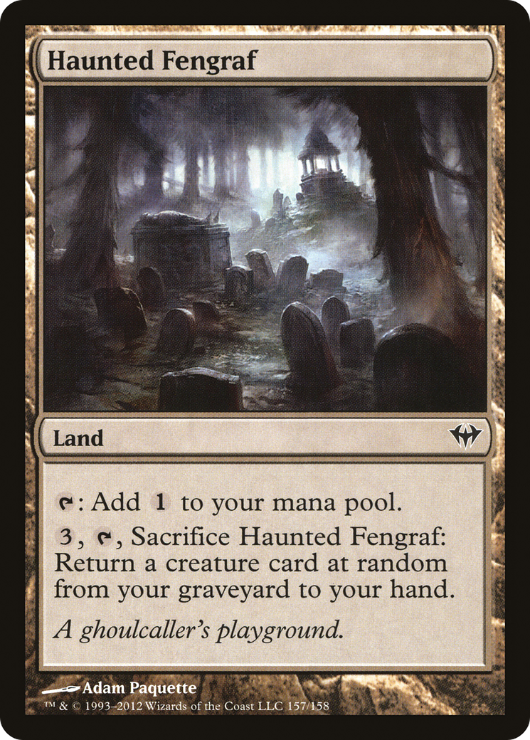 Haunted Fengraf (DKA-157) - Dark Ascension - Premium MTG Single from Wizards of the Coast - Just $0.08! Shop now at Game Crave Tournament Store