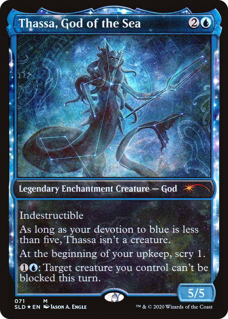 Thassa, God of the Sea (SLD-071) - Secret Lair Drop: (nyxtouched, Showcase) Foil - Premium MTG Single from Wizards of the Coast - Just $4.01! Shop now at Game Crave Tournament Store