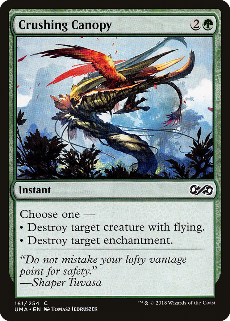 Crushing Canopy (UMA-161) - Ultimate Masters - Premium MTG Single from Wizards of the Coast - Just $0.08! Shop now at Game Crave Tournament Store