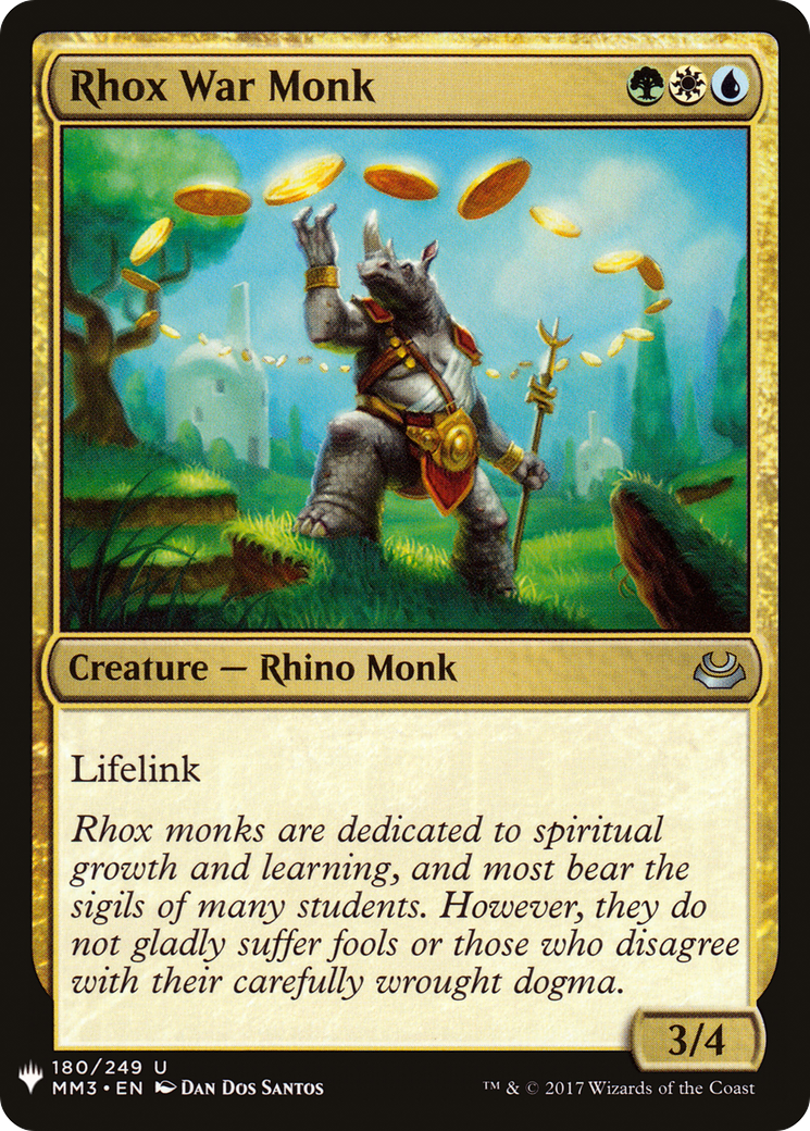 Rhox War Monk (MB1-1474) - Mystery Booster - Premium MTG Single from Wizards of the Coast - Just $0.25! Shop now at Game Crave Tournament Store