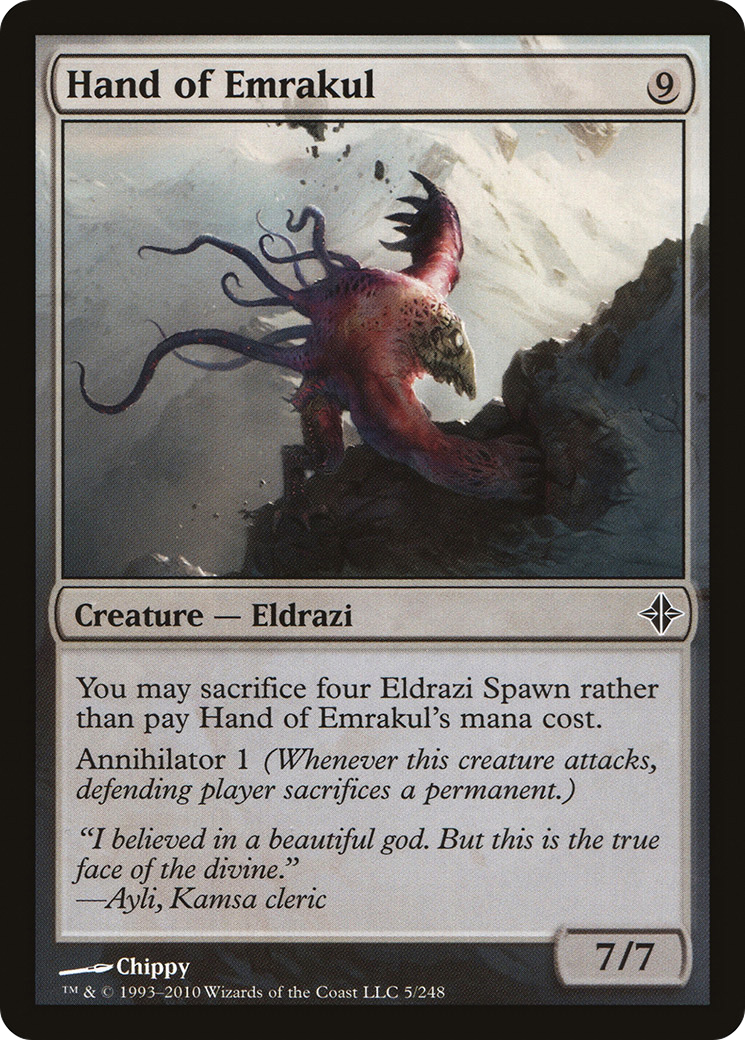 Hand of Emrakul (ROE-005) - Rise of the Eldrazi Foil - Premium MTG Single from Wizards of the Coast - Just $5.39! Shop now at Game Crave Tournament Store