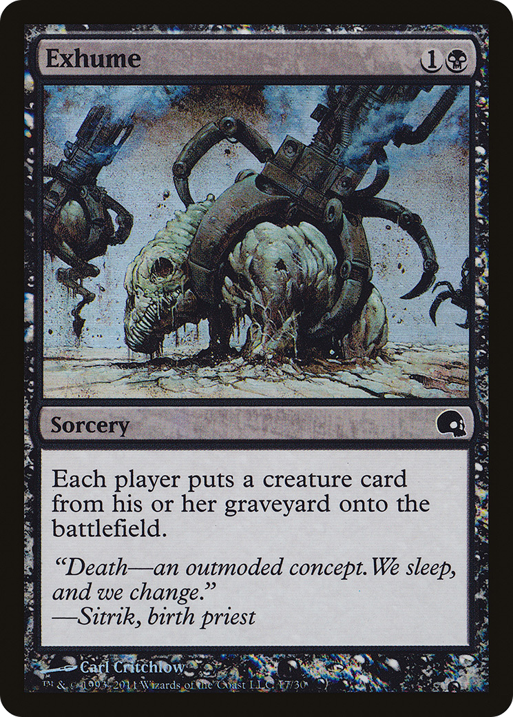 Exhume (PD3-017) - Premium Deck Series: Graveborn Foil - Premium MTG Single from Wizards of the Coast - Just $0.87! Shop now at Game Crave Tournament Store