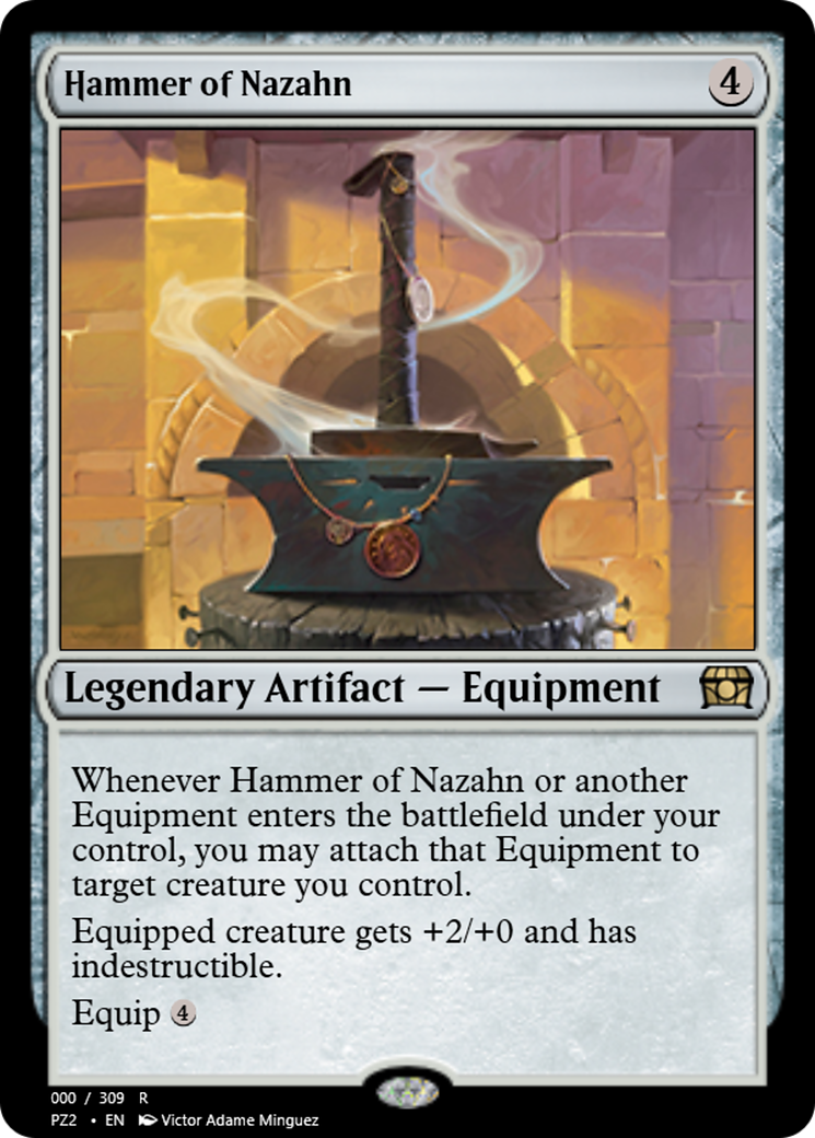 Hammer of Nazahn (PZ2-65669) - Treasure Chest Foil - Premium MTG Single from Wizards of the Coast - Just $0! Shop now at Game Crave Tournament Store