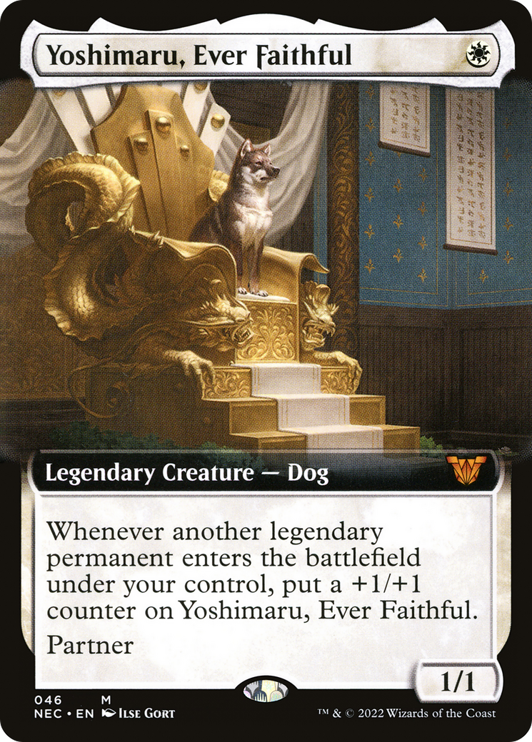 Yoshimaru, Ever Faithful (NEC-046) - Neon Dynasty Commander: (Extended Art) - Premium MTG Single from Wizards of the Coast - Just $7.61! Shop now at Game Crave Tournament Store