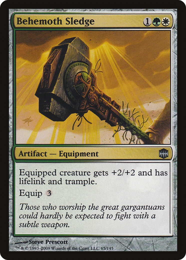 Behemoth Sledge (ARB-065) - Alara Reborn - Premium MTG Single from Wizards of the Coast - Just $0.25! Shop now at Game Crave Tournament Store