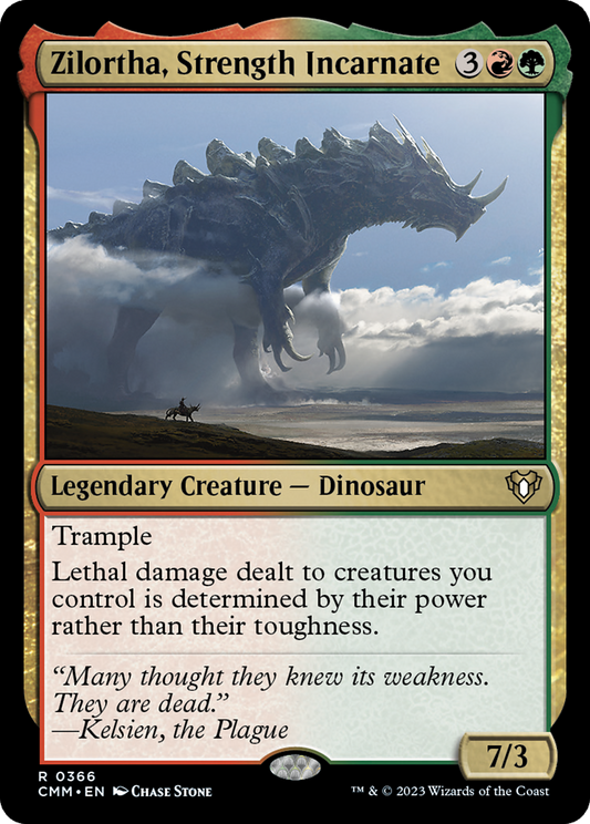 Zilortha, Strength Incarnate (CMM-366) - Commander Masters - Premium MTG Single from Wizards of the Coast - Just $0.09! Shop now at Game Crave Tournament Store