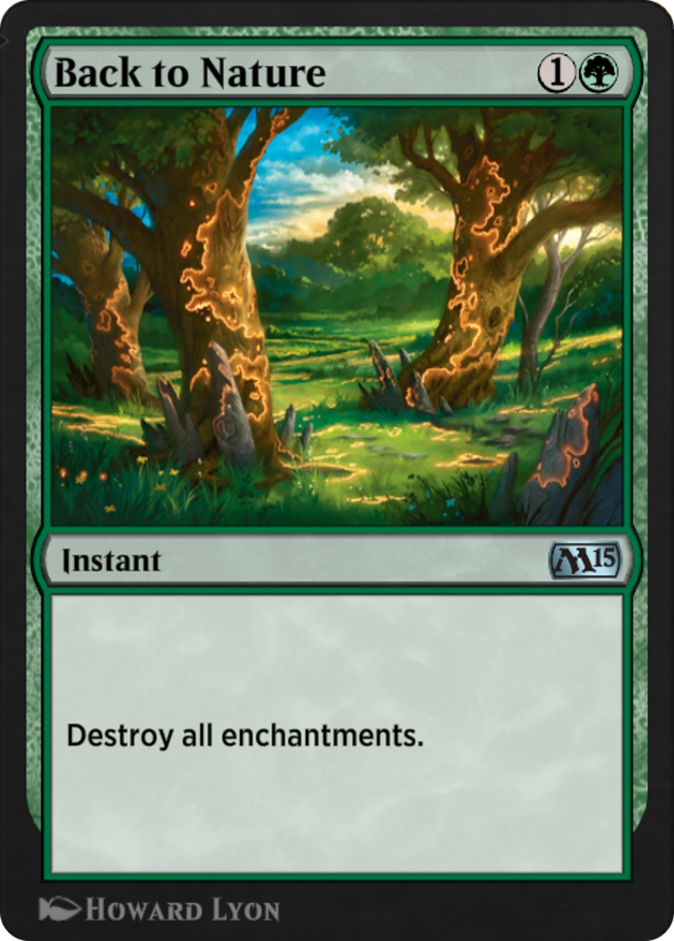 Back to Nature (EA1-012) - Explorer Anthology 1 - Premium MTG Single from Wizards of the Coast - Just $0! Shop now at Game Crave Tournament Store