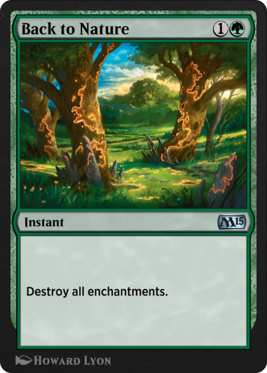Back to Nature (EA1-012) - Explorer Anthology 1 - Premium MTG Single from Wizards of the Coast - Just $0! Shop now at Game Crave Tournament Store