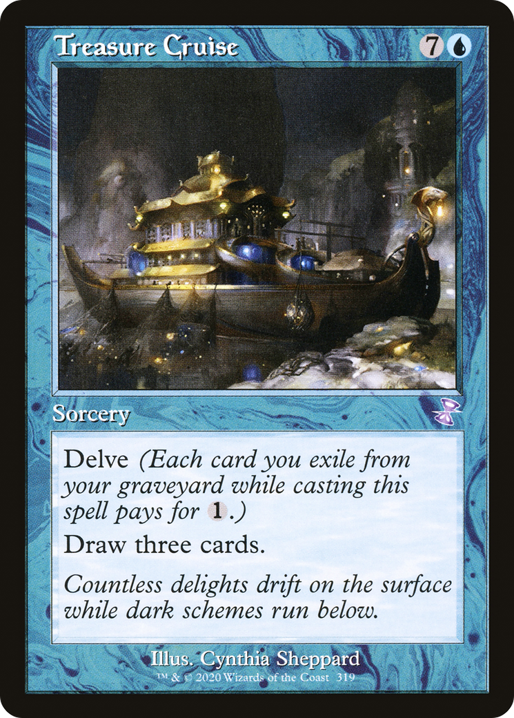 Treasure Cruise (TSR-319) - Time Spiral Remastered - Premium MTG Single from Wizards of the Coast - Just $2.01! Shop now at Game Crave Tournament Store