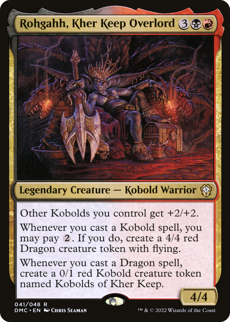 Rohgahh, Kher Keep Overlord (DMC-041) - Dominaria United Commander Foil - Premium MTG Single from Wizards of the Coast - Just $0.08! Shop now at Game Crave Tournament Store