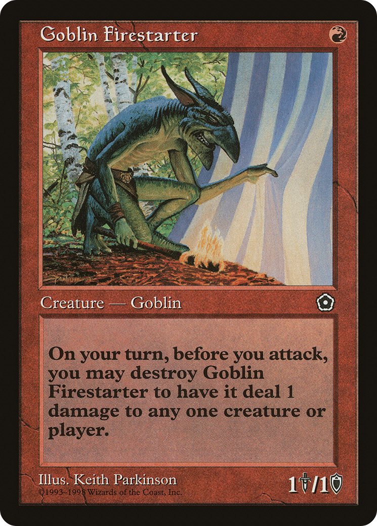 Goblin Firestarter (P02-096) - Portal Second Age - Premium MTG Single from Wizards of the Coast - Just $0.51! Shop now at Game Crave Tournament Store